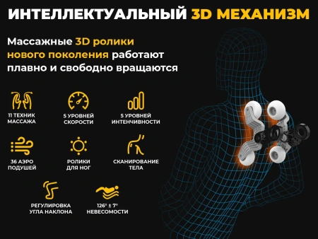 Массажное кресло FUJIMO JOYPAL Серый