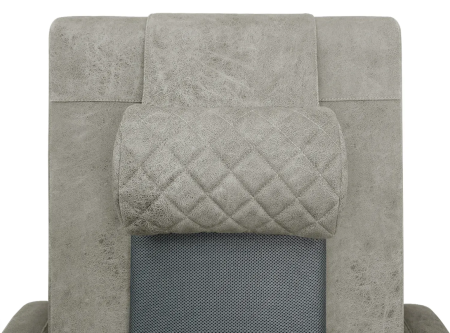 Массажное кресло реклайнер с подъемом FUJIMO LOUNGE UP F7003 ULFL Смоки (Orlando 4)