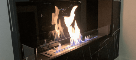 Угловой встраиваемый биокамин Firezo L'angolo Sinistro 1400